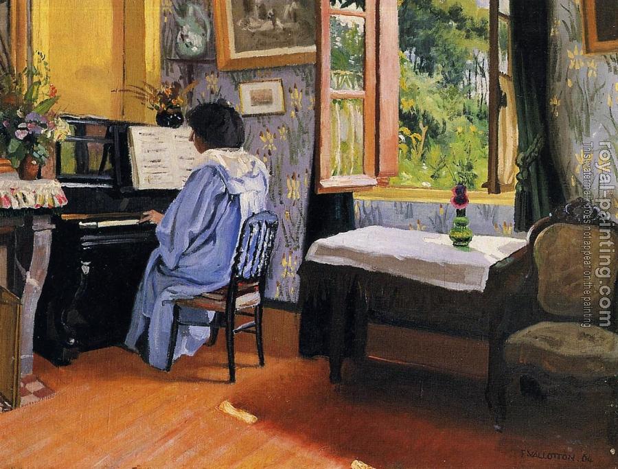 Felix Vallotton : Lady at the Piano